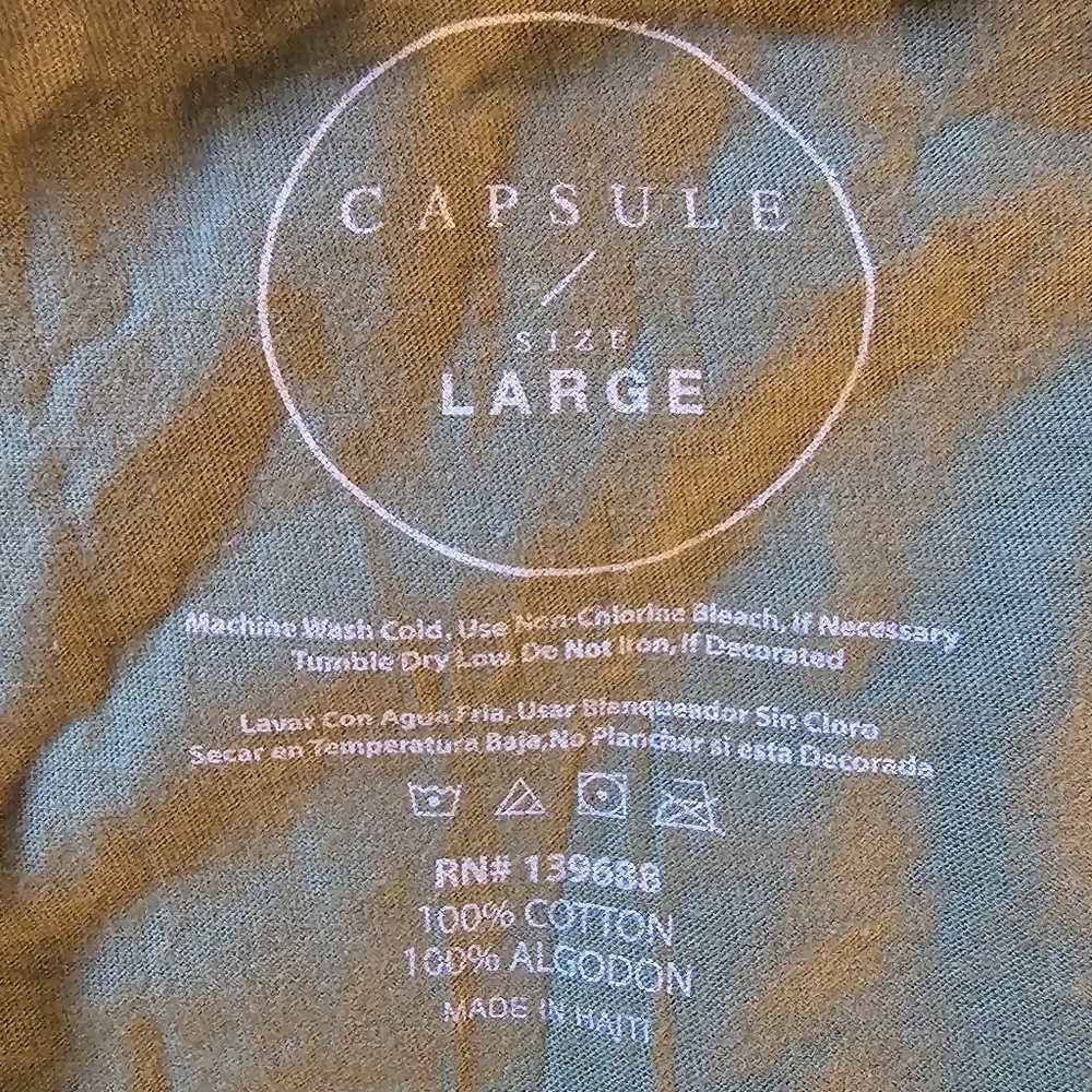 Green Graphic Short-Sleeve Tee w Yellow SUV Print, 100% Cotton, Kids Size Large - Picture 7 of 8